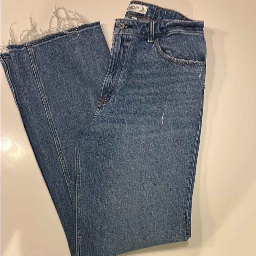 Abercrombie & Fitch High Rise Blue Jeans